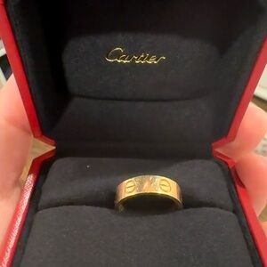 Cartier Yellow Gold Love Ring Size 53